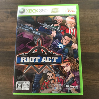 エックスボックス360(Xbox360)のX-BOX360ソフト/RIOT ACT FIELD MANUAL(家庭用ゲームソフト)