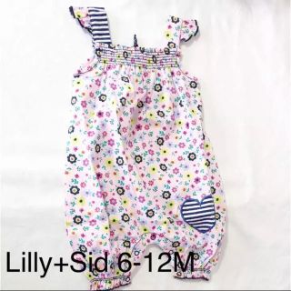 シップスキッズ(SHIPS KIDS)の【新品タグ付】Lilly+Sid ベビーロンパース 70・80cm(ロンパース)