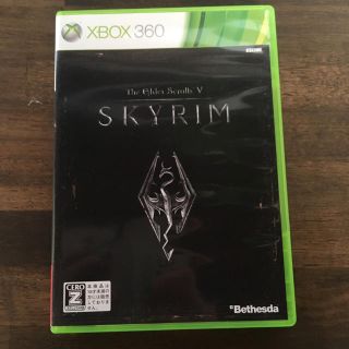 エックスボックス360(Xbox360)の X-BOXソフトSKYRIMスカイリム(家庭用ゲームソフト)