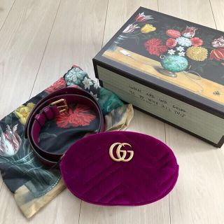 グッチ(Gucci)のGUCCI  マーモント 新品未使用 ベルベット(ショルダーバッグ)