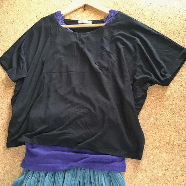【新品】ゆるてろドルマンカットソー レディースのトップス(Tシャツ(半袖/袖なし))の商品写真
