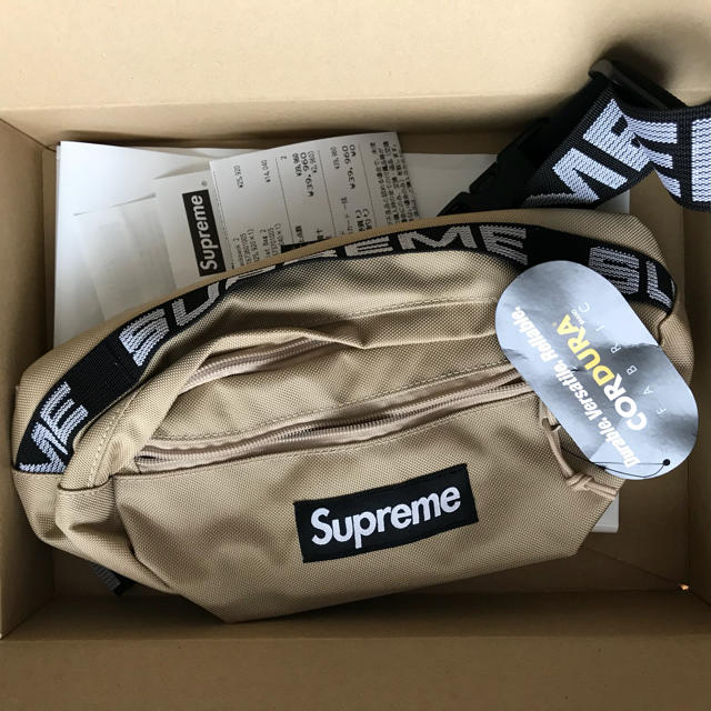 Supreme Waist Bag Tan ベージュ