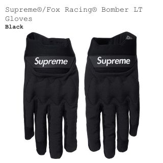 シュプリーム(Supreme)のSupreme/Fox Racing® Bomber LT Gloves 黒 M(手袋)