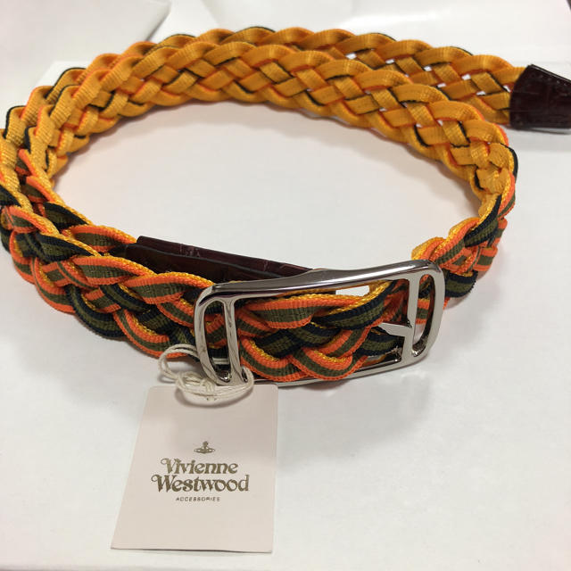 Vivienne Westwood(ヴィヴィアンウエストウッド)の【お買い得】VivienneWestwood ベルト オレンジ 新品  メンズのファッション小物(ベルト)の商品写真