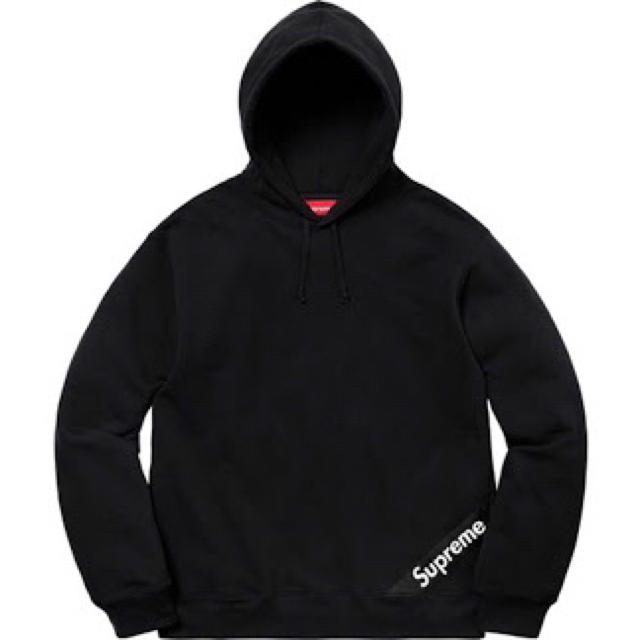 (S) Supreme Corner Label Hooded