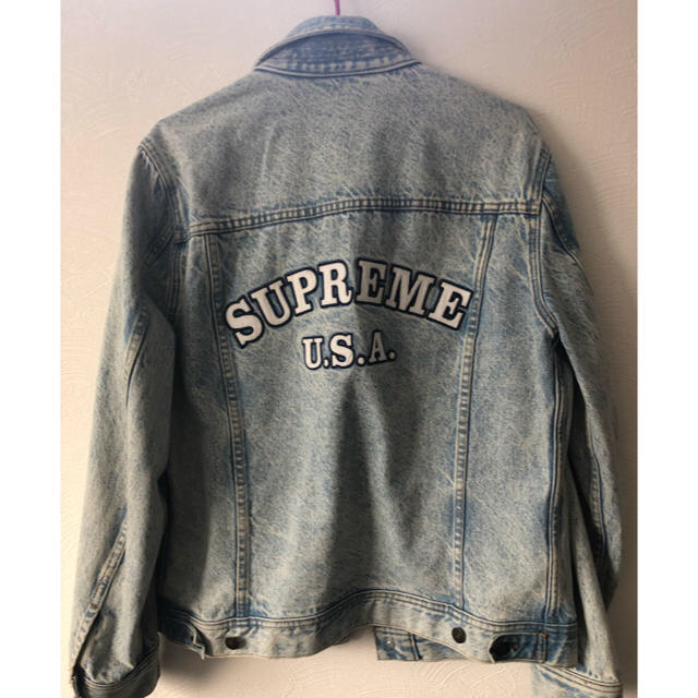 Gジャン/デニムジャケットsupreme denim sサイズ