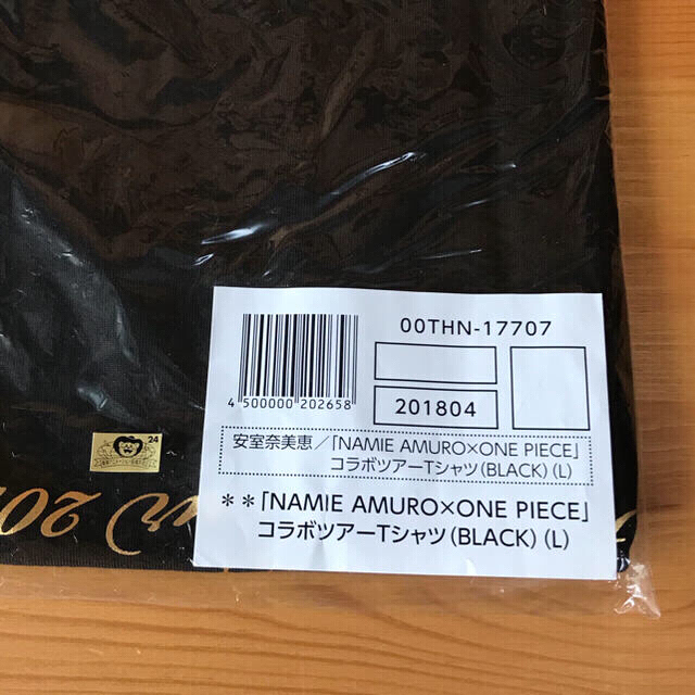 未開封・未使用】安室奈美恵 Finally ワンピース コラボTシャツ L 黒