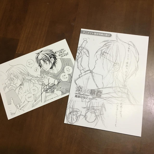 恋する暴君 アニメイト限定特典小冊子 エンタメ/ホビーの漫画(ボーイズラブ(BL))の商品写真