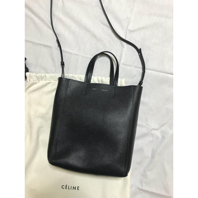 celine セリーヌ スモールカバ ショルダー  バッグ 黒 ブラックバッグ