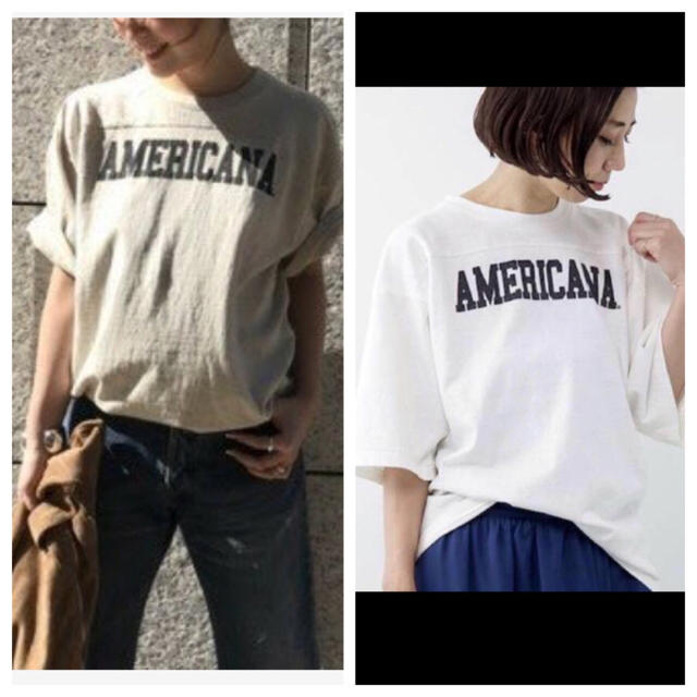 新品/取寄品 お値下げ 新品 アメリカーナ 今季 Tシャツ ドゥーズィエムクラス