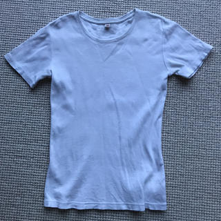 ユニクロ(UNIQLO)のユニクロ コットン白Tシャツ XSサイズ(Tシャツ(半袖/袖なし))