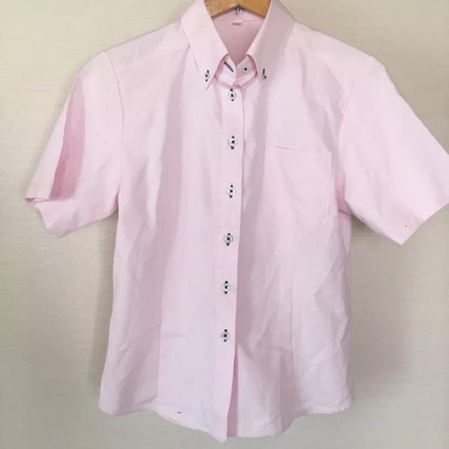 SKYWARD ピンク 半袖シャツ レディースのトップス(シャツ/ブラウス(半袖/袖なし))の商品写真