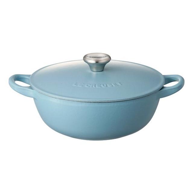 LE CREUSET - ルクルーゼ マルミット 18cm テラスブルーの通販 by パスタおじさん's shop｜ルクルーゼならラクマ