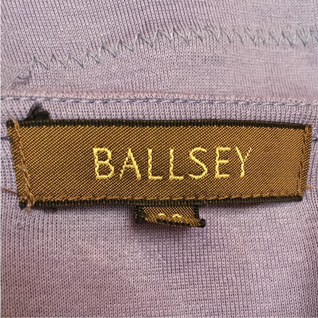 Ballsey(ボールジィ)のBALLSEY ボールジィ トゥモローランド ラベンダーブルー ギャザーCS レディースのトップス(Tシャツ(長袖/七分))の商品写真