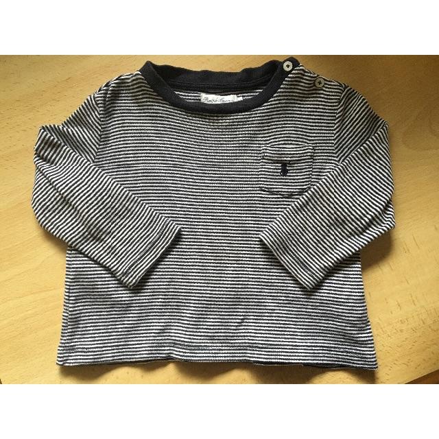 Ralph Lauren(ラルフローレン)のラルフローレン♡ボーダーロンT キッズ/ベビー/マタニティのベビー服(~85cm)(Ｔシャツ)の商品写真