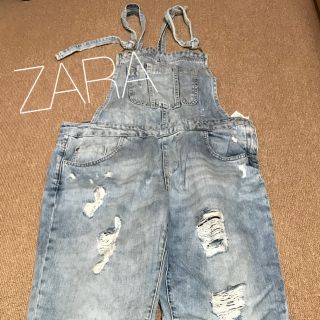 ザラ(ZARA)のZARA デニムサロペット(サロペット/オーバーオール)