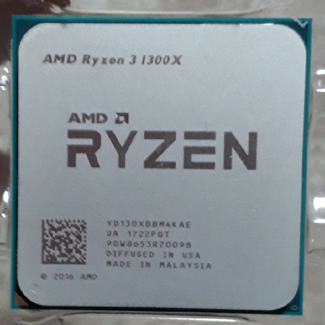 Ryzen 3 1300X AMD SocketAM4 の通販 by チキンサラダ｜ラクマ 低価超歓迎