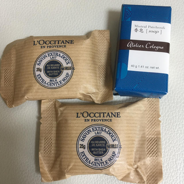 L'OCCITANE(ロクシタン)のホテルのアメニティ 石鹸 コスメ/美容のボディケア(ボディソープ/石鹸)の商品写真