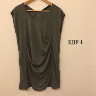 ケービーエフ(KBF)のKBF＋ グレーワンピース アーバンリサーチ好きな方に(チュニック)