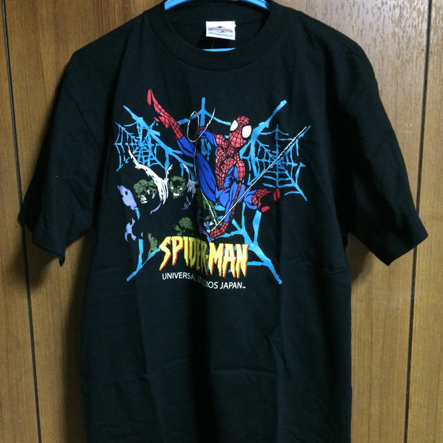 USJ(ユニバーサルスタジオジャパン)の激安 ユニバーサルスタジオジャパン スパイダーマン Tシャツ サイズL メンズのトップス(Tシャツ/カットソー(半袖/袖なし))の商品写真