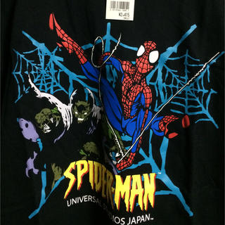 スパイダーマン Tシャツ 米国ユニバーサルスタジオにて購入 Lサイズ