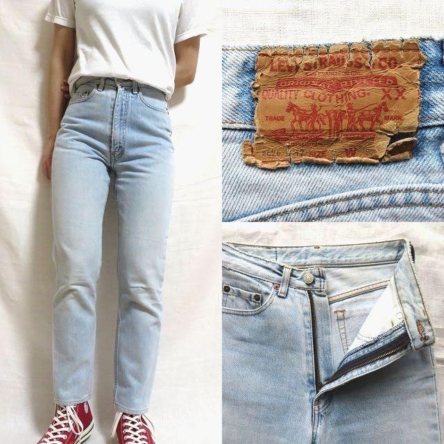 90s LEVI'S w626 ハイウエスト テーパード デニム W27