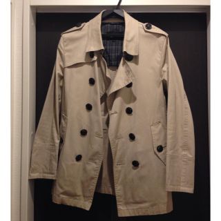 バーバリーブラックレーベル(BURBERRY BLACK LABEL)のバーバリーショートトレンチ ブラックレーベル(トレンチコート)