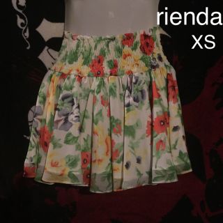 リエンダ(rienda)の【美品】rienda ミニスカート XS(ミニスカート)