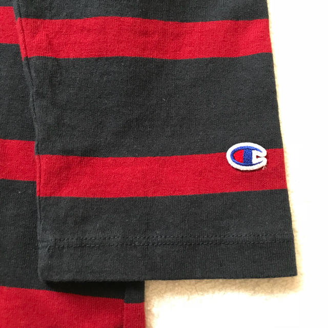 Champion(チャンピオン)のChampion Tシャツワンピース 7分袖 Lサイズ  レディースのワンピース(ひざ丈ワンピース)の商品写真