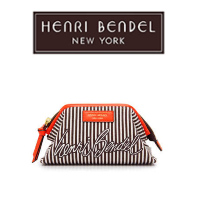 Henri Bendel(ヘンリベンデル)のY様 お取り置き中 Henri Bendel 日本未入荷！話題♡ロゴ入りポーチ レディースのファッション小物(ポーチ)の商品写真