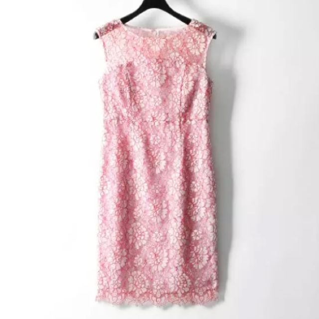 GRACE CONTINENTAL(グレースコンチネンタル)のレース 刺繍ワンピ ドレス FLOWER様専用 レディースのフォーマル/ドレス(ミディアムドレス)の商品写真