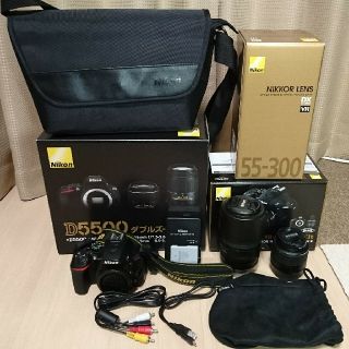 ニコン(Nikon)のNikon D5500 ダブルズームキット おまけ付き(デジタル一眼)