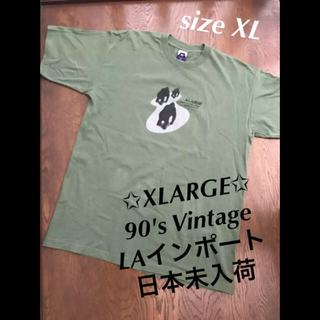 エクストララージ(XLARGE)のレア✩XLARGE✩LA✩インポート✩90's✩Vintage✩Tシャツ✩送料込(Tシャツ/カットソー(半袖/袖なし))