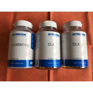 マイプロテイン(MYPROTEIN)のマイプロテイン 未開封 CLA(60錠)を２個 と Lカルニチン(90錠)を１個(その他)