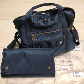 ステラマッカートニー(Stella McCartney)の中古美品 ステラマッカートニー  キッズ マザーズバッグ ネイビー(マザーズバッグ)