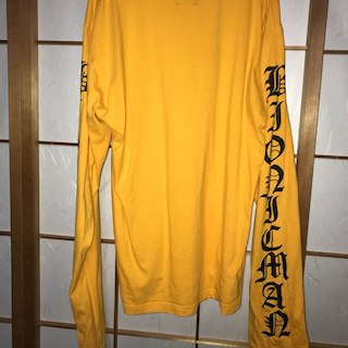 【6/4まで】bionicman ロングスリーブTシャツ オレンジ サイズL