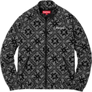 シュプリーム(Supreme)の希少 L Supreme Bandana Track Jacket Black(ブルゾン)