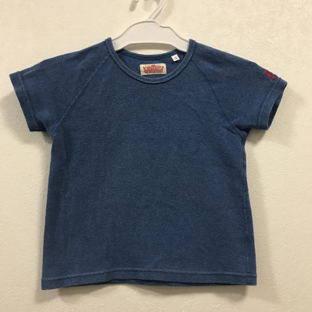 HOLLYWOOD RANCH MARKET(ハリウッドランチマーケット)の男の子 90-100cm 半袖 Tシャツ キッズサイズ2 青 キッズ/ベビー/マタニティのキッズ服男の子用(90cm~)(Tシャツ/カットソー)の商品写真