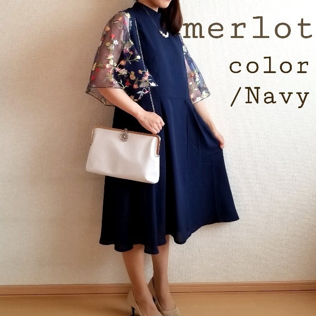 merlot(メルロー)のpicnic様 レディースのワンピース(ひざ丈ワンピース)の商品写真