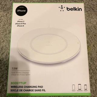 新品 Belkin ベルキン ワイヤレス充電器(バッテリー/充電器)