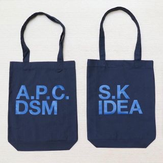 アーペーセー(A.P.C)の【APC アーペーセー】トートバッグ Tote Bag ネイビー DSM 限定(トートバッグ)