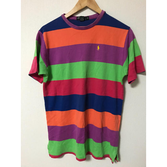 Ralph Lauren(ラルフローレン)のラルフローレン クレージーカラー カラフル パターン  ボーダー Tシャツ メンズのトップス(Tシャツ/カットソー(半袖/袖なし))の商品写真