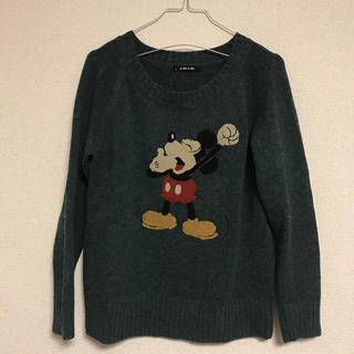 ディズニー(Disney)のMickey mouse ニットプルオーバー(ニット/セーター)