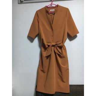 オフオン(OFUON)のワンピース(ひざ丈ワンピース)