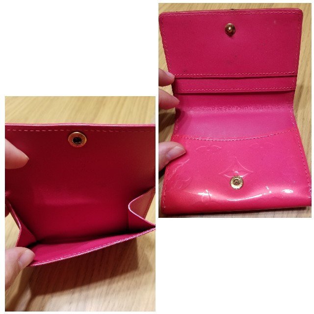 LOUIS VUITTON(ルイヴィトン)の【中古品】VUITTON  ルイヴィトン  財布  小銭入れ  定期入れ ピンク レディースのファッション小物(財布)の商品写真