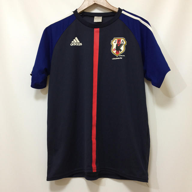 adidas アディダス サッカー日本代表サムライブルー L Tシャツ 国内古着 | フリマアプリ ラクマ