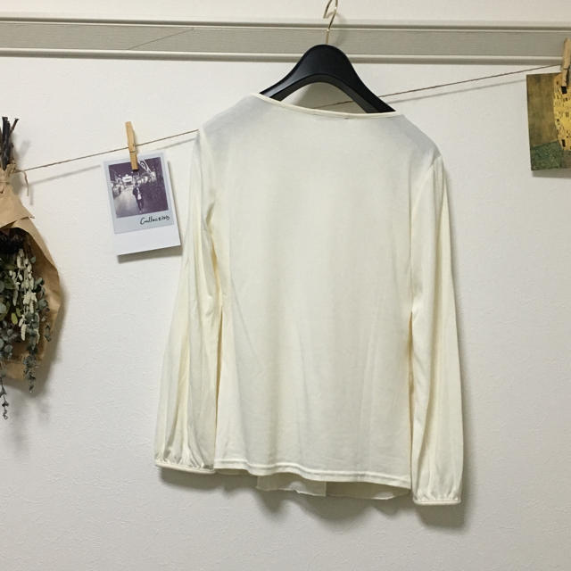 THE SUIT COMPANY(スーツカンパニー)のスーツセレクト 白ブラウス レディースのトップス(シャツ/ブラウス(長袖/七分))の商品写真
