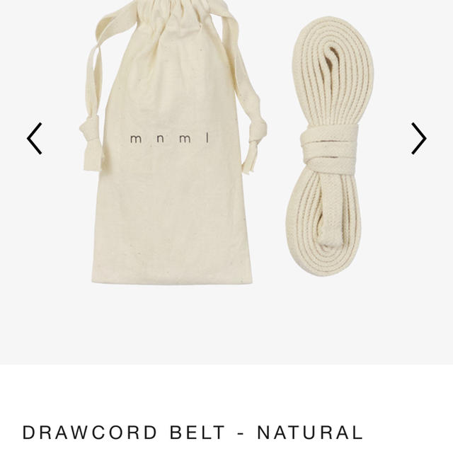 FEAR OF GOD(フィアオブゴッド)の専用 mnml drawcolt belt レディースのファッション小物(ベルト)の商品写真