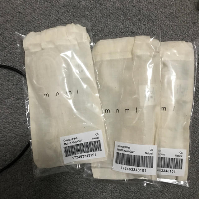 FEAR OF GOD(フィアオブゴッド)の専用 mnml drawcolt belt レディースのファッション小物(ベルト)の商品写真