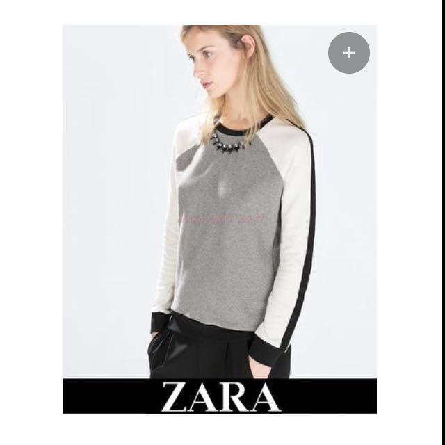 ZARA(ザラ)のZARA人気ビジュースエット レディースのトップス(トレーナー/スウェット)の商品写真